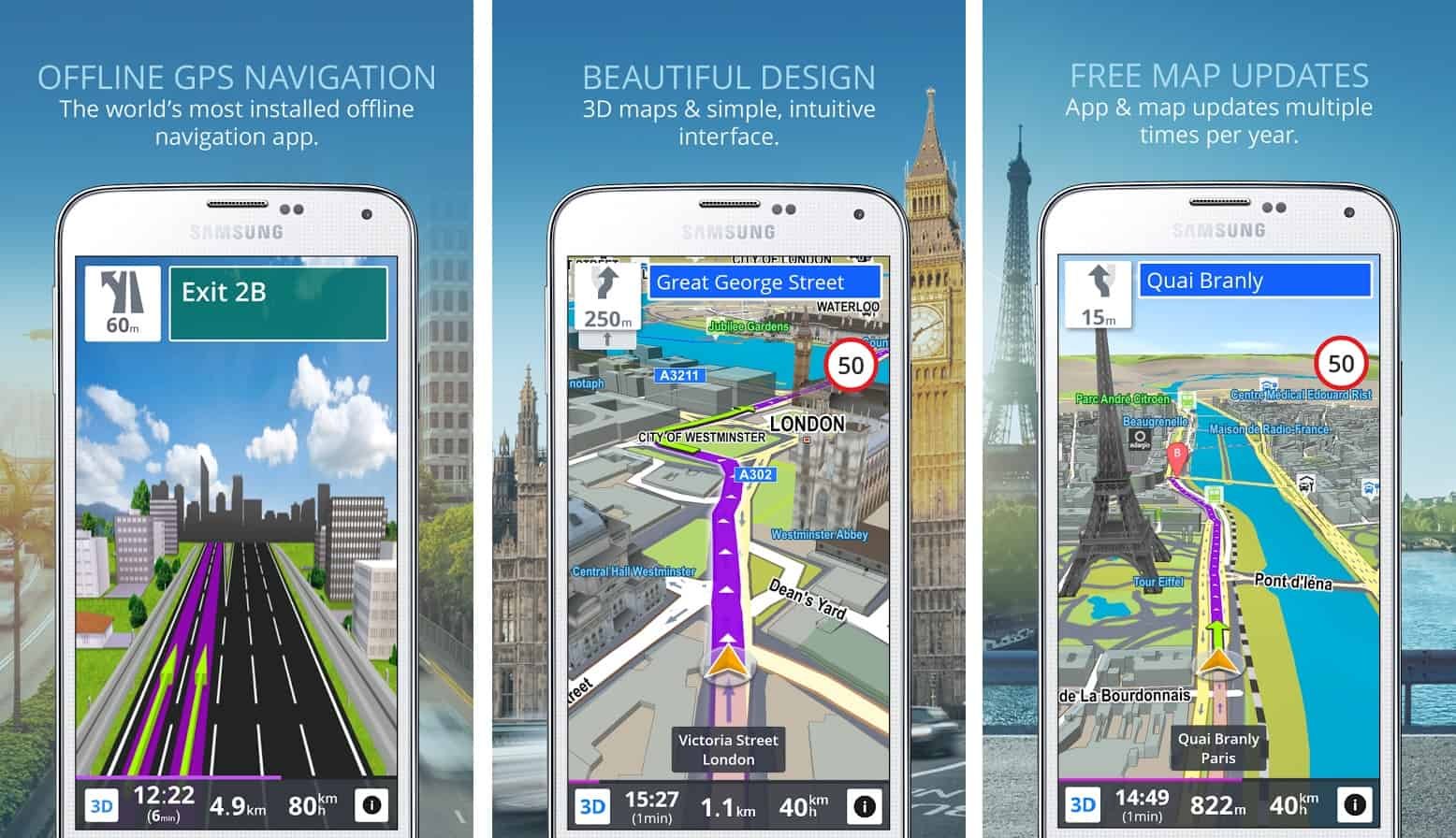 Δωρεάν GPS εφαρμογές για Android, iOS και Windows Phone