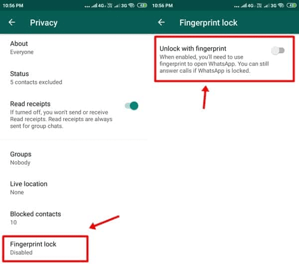 Πώς να ενεργοποιήσεις το δακτυλικό αποτύπωμα στο WhatsApp