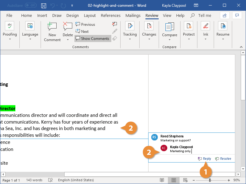 Πώς να αφήσεις σχόλια στο Microsoft Word