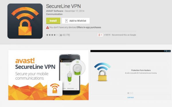 secureline vpn free